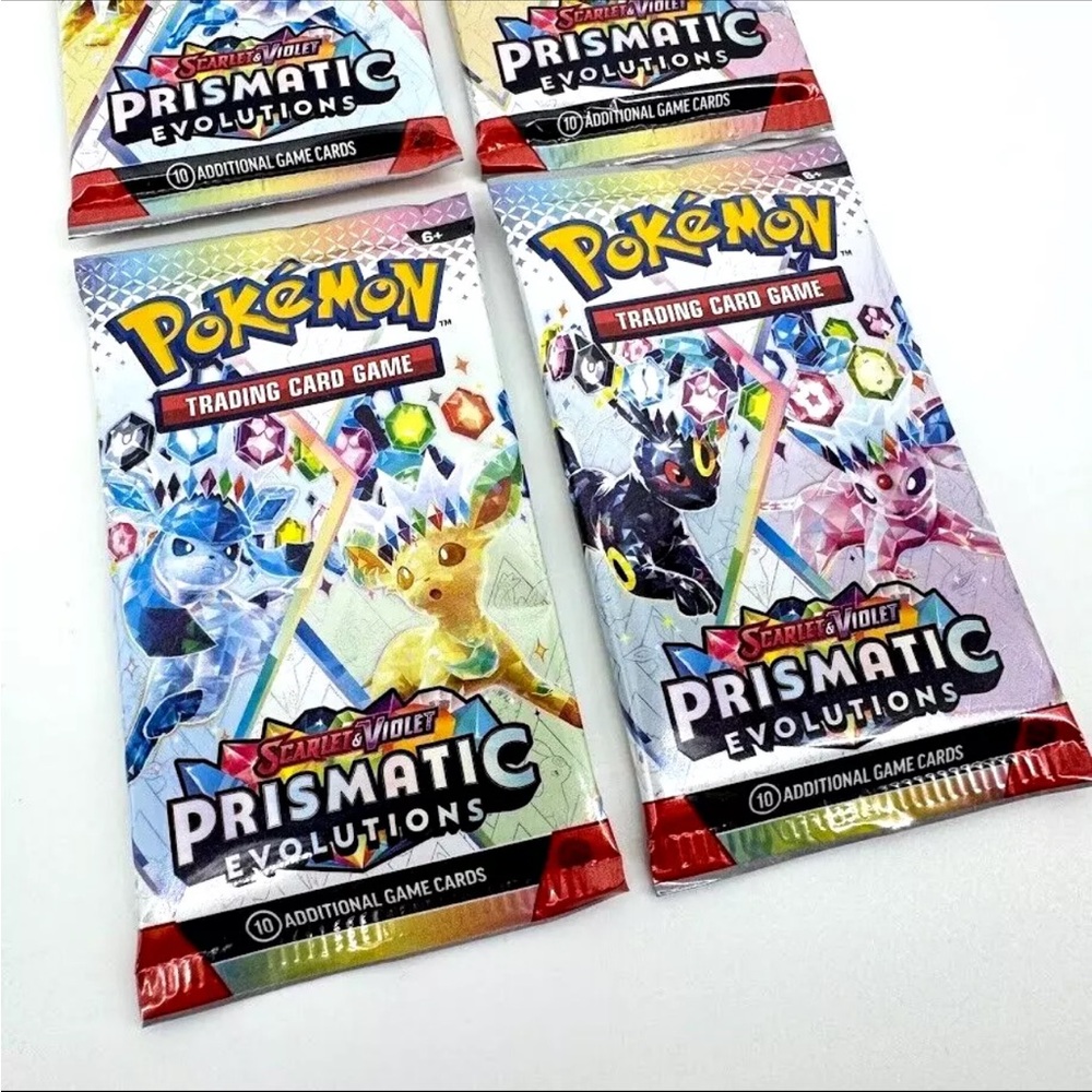 5 Prismatic Evolutions Trading Card Pack - Multicolor